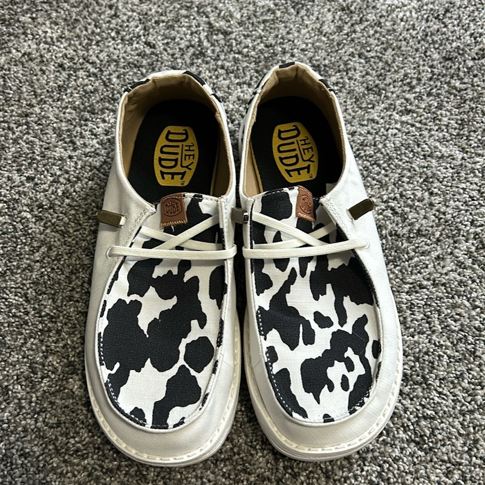 Cow Print Hey Dudes